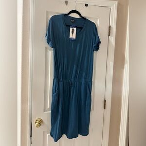 32 Degrees blue V-Neck Dress